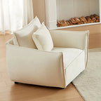 Fauteuil rembourré avec coussins 44