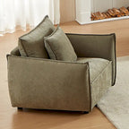 Fauteuil rembourré avec coussins 44