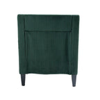 Fauteuil Emerald Modern 26.8 avec pieds en bois d'hévéa