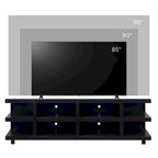 Meuble TV de 216 cm pour téléviseurs jusqu'à 241 cm, aucun assemblage requis