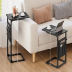 Table d'appoint en C - 16P x 12L x 33H