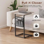 Table d'appoint en C - 16P x 12L x 33H