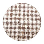 Table basse piédestal ronde en coquille de noix de coco