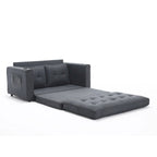Canapé-lit futon rembourré 3-en-1 convertible
