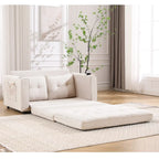 Canapé-lit futon rembourré 3-en-1 convertible