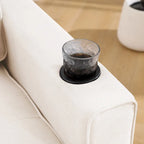 Canapé-lit futon rembourré 3-en-1 convertible