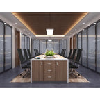 Fauteuil de bureau moderne à dossier haut, en cuir PU nervuré, pivotant et inclinable, pour salle de conférence, chaise de bureau avec coussin, pour patron