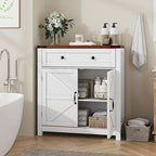 Meuble de bar à café avec deux tiroirs, meuble de rangement de cuisine avec étagère réglable, buffet avec deux portes