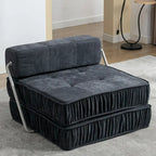 Canapé-lit convertible, fauteuil-lit moderne en chenille