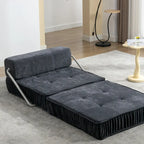 Canapé-lit convertible, fauteuil-lit moderne en chenille