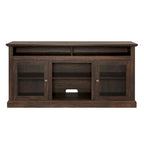 Meuble TV contemporain console de divertissement pour téléviseurs jusqu'à 65 pouces - 15,75 x 60,00 x 29,00