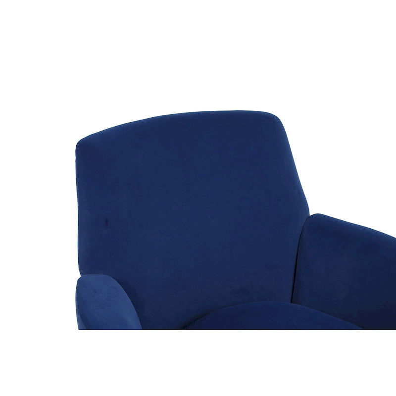 Fauteuil pivotant en velours doux - 28.3 x 29.3 x 32.7
