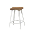 Ensemble table de bar et 2 tabourets Kaylen Modern de Furniture of America, avec piètement en acier