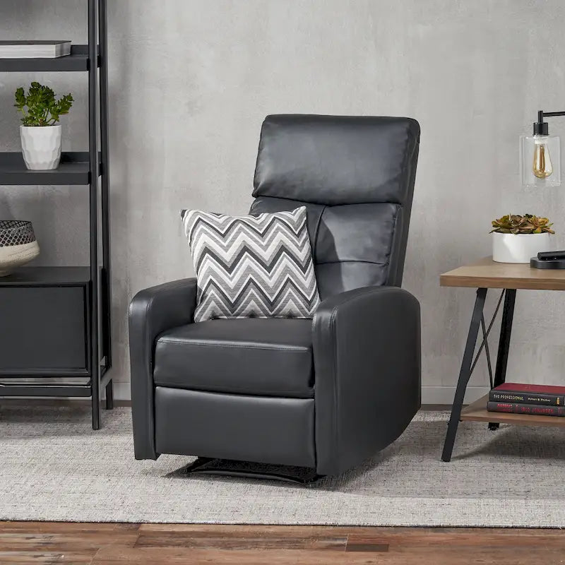 Fauteuil inclinable de club en cuir PU