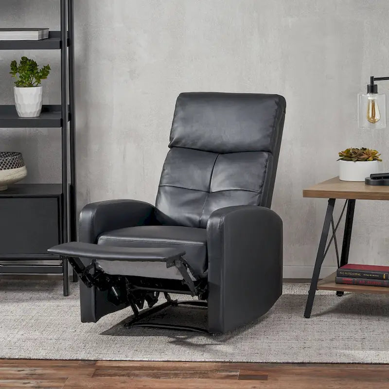 Fauteuil inclinable de club en cuir PU