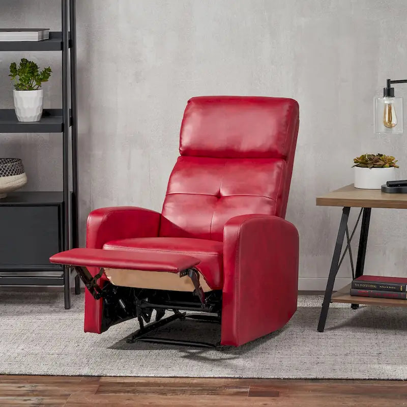 Fauteuil inclinable de club en cuir PU