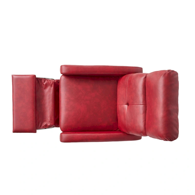 Fauteuil inclinable de club en cuir PU
