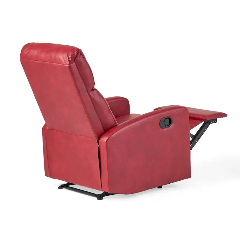 Fauteuil inclinable de club en cuir PU