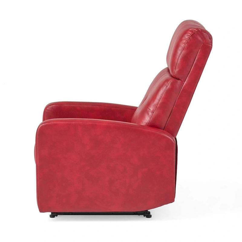 Fauteuil inclinable de club en cuir PU