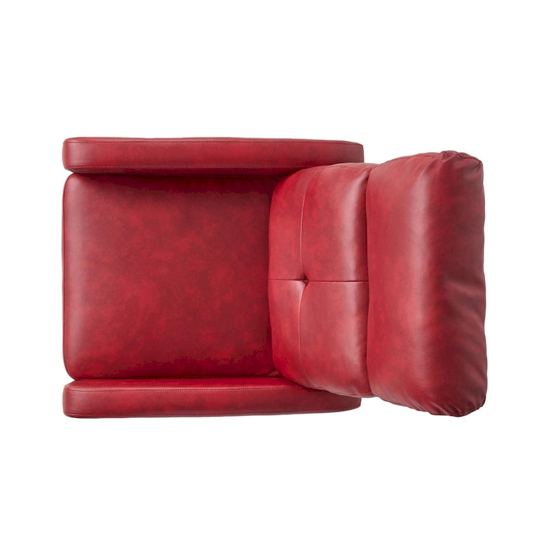 Fauteuil inclinable de club en cuir PU