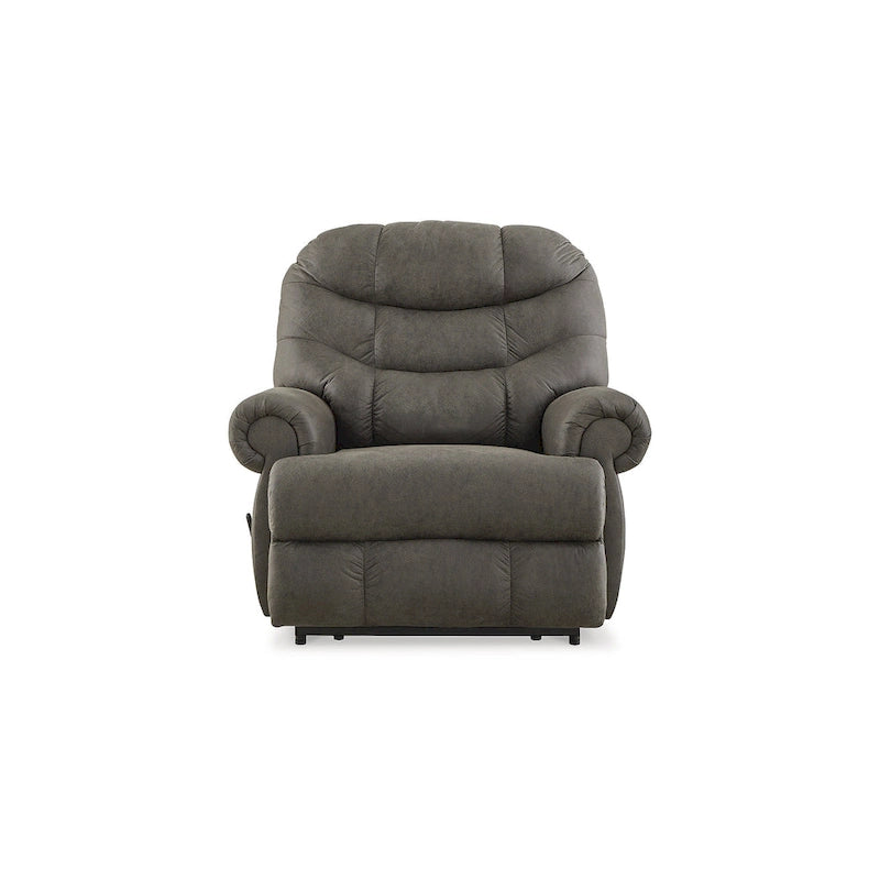 Fauteuil inclinable grande taille en similicuir canon de fusil