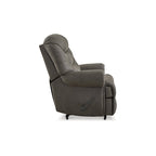 Fauteuil inclinable grande taille en similicuir canon de fusil