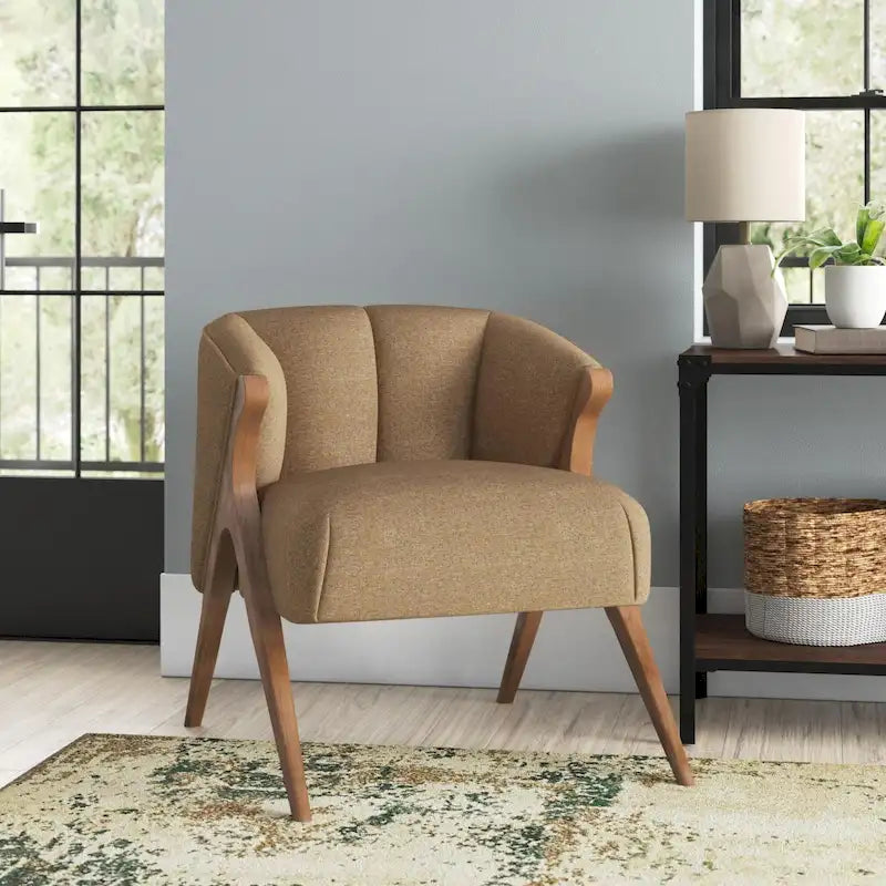 Fauteuil d'appoint bas Florence Vintage du milieu du siècle