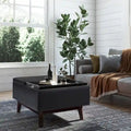 Repose-pieds/Table basse rectangulaire Mid-Century Moderne de 34 pouces de large
