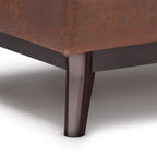 Repose-pieds/Table basse rectangulaire Mid-Century Moderne de 34 pouces de large