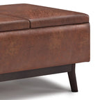 Repose-pieds/Table basse rectangulaire Mid-Century Moderne de 34 pouces de large