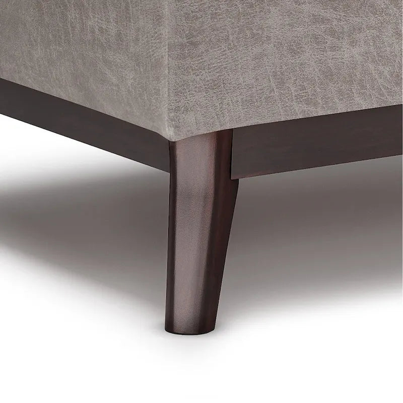 Repose-pieds/Table basse rectangulaire Mid-Century Moderne de 34 pouces de large