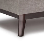 Repose-pieds/Table basse rectangulaire Mid-Century Moderne de 34 pouces de large