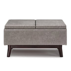 Repose-pieds/Table basse rectangulaire Mid-Century Moderne de 34 pouces de large