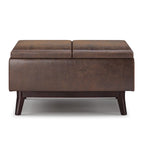 Repose-pieds/Table basse rectangulaire Mid-Century Moderne de 34 pouces de large