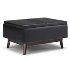Repose-pieds/Table basse rectangulaire Mid-Century Moderne de 34 pouces de large