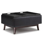 Repose-pieds/Table basse rectangulaire Mid-Century Moderne de 34 pouces de large