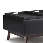 Repose-pieds/Table basse rectangulaire Mid-Century Moderne de 34 pouces de large
