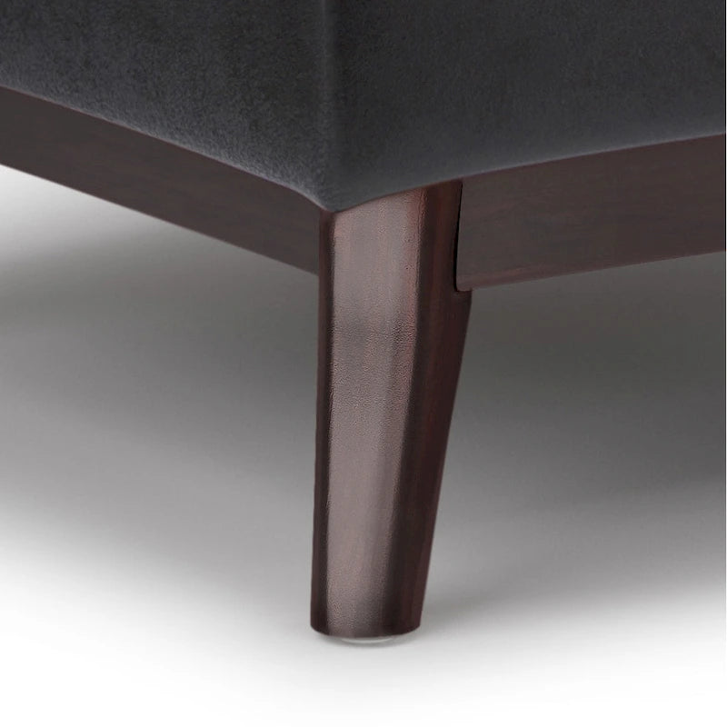 Repose-pieds/Table basse rectangulaire Mid-Century Moderne de 34 pouces de large