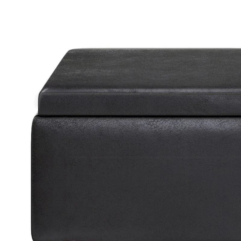 Repose-pieds/Table basse rectangulaire Mid-Century Moderne de 34 pouces de large