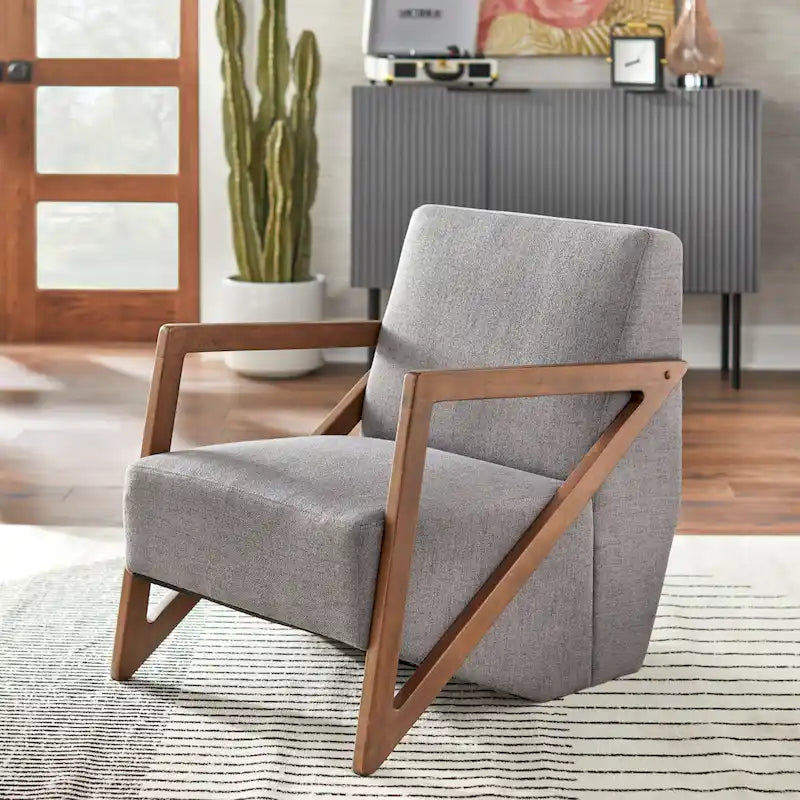 Chaise triangulaire du milieu du siècle Simple Living Pamela