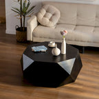 Table basse de style rétro américain avec motif en relief en trois dimensions