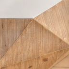 Table basse de style rétro américain avec motif en relief en trois dimensions