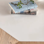 Table basse de style rétro américain avec motif en relief en trois dimensions