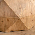 Table basse de style rétro américain avec motif en relief en trois dimensions