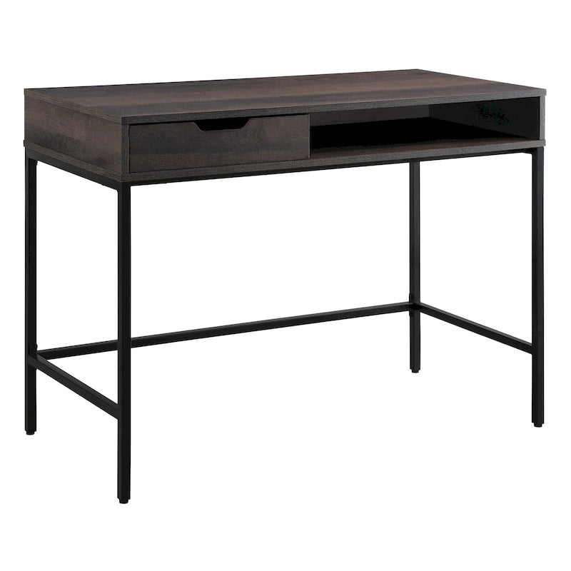 Bureau de 40 pouces avec tiroir et étagère