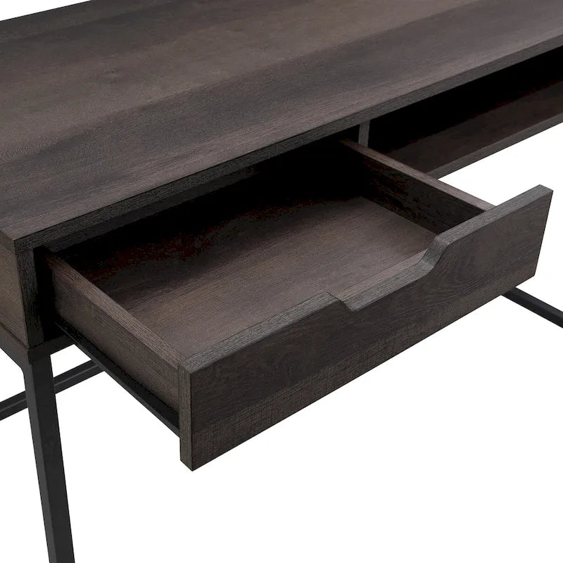 Bureau de 40 pouces avec tiroir et étagère