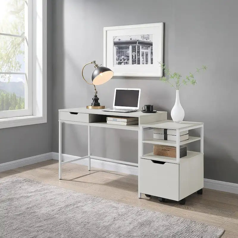 Bureau de 40 pouces avec tiroir et étagère