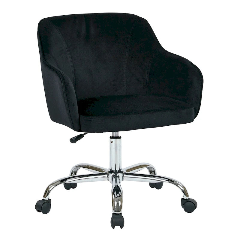 Chaise de bureau rembourrée avec support lombaire