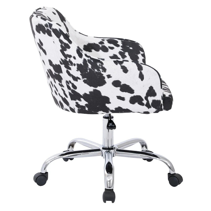 Chaise de bureau rembourrée avec support lombaire