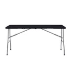 Table pliante Table pliable Table portative Table pliante multifonctionnelle en résine rectangulaire pour le camping en extérieur